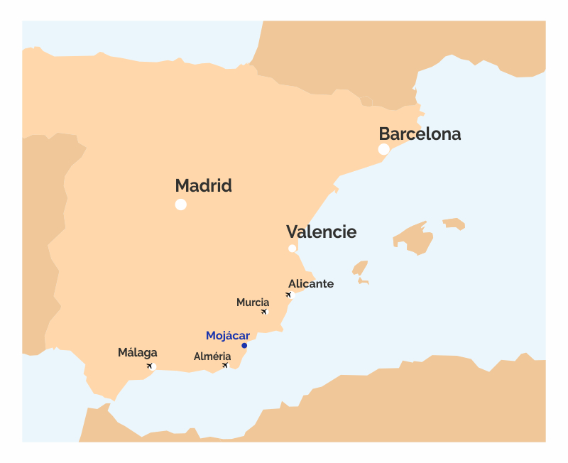 Apartmán k pronájmu, Andalusie, Španělsko, Mojácar